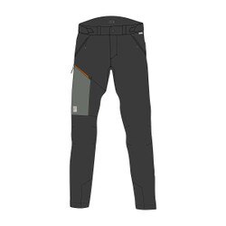 Maloja KhesarM. Pant Men's in Deep Black Multi
